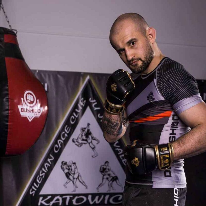 Rękawice MMA Bushido E1V8 - Artus Sowiński