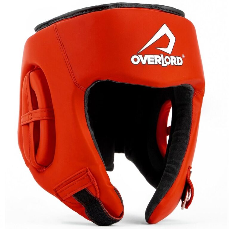 Kask ochronny MMA turniejowy Overlord Tournament czerwony