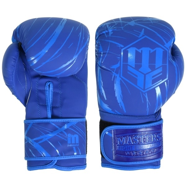 Rękawice bokserskie 10 oz niebieskie MASTERS RPU-BLUE